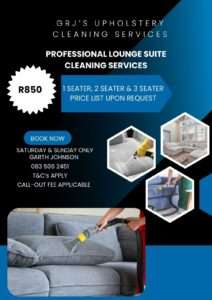 GRJ Upholstery Cleaning Services - Cape Town