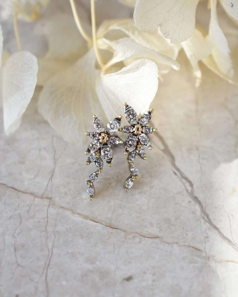 Gold&I Wedding Earrings (1)
